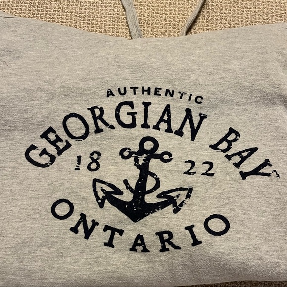 XL unisex hoodie grey Georgian Bay - Picture 1 of 5